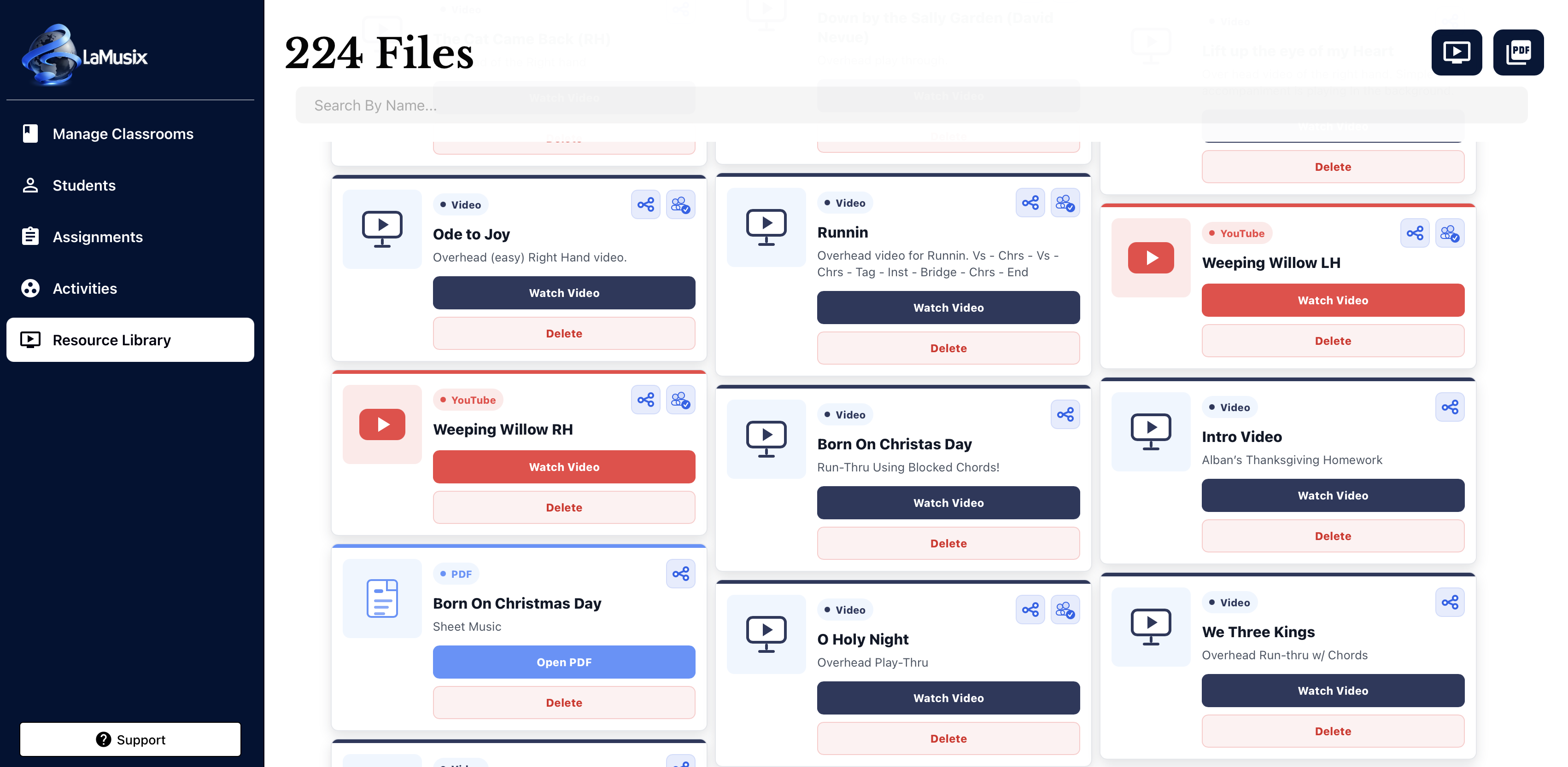 LaMusix Studio resource workflow preview